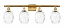Innovations Lighting 516-4W-SG-G459-6CL - Preston Bulb - 4 Light - 36 inch - Satin Gold - Bath Vanity Light