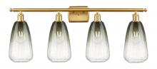 Innovations Lighting 516-4W-SG-G480-6SL - Brookhaven Almond - 4 Light - 36 inch - Satin Gold - Bath Vanity Light