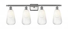 Innovations Lighting 516-4W-SN-G480-6OP - Brookhaven Almond - 4 Light - 36 inch - Brushed Satin Nickel - Bath Vanity Light