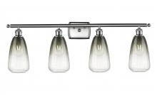 Innovations Lighting 516-4W-SN-G480-6SL - Brookhaven Almond - 4 Light - 36 inch - Brushed Satin Nickel - Bath Vanity Light