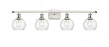 Innovations Lighting 516-4W-WPC-G124-6 - Athens - 4 Light - 36 inch - White Polished Chrome - Bath Vanity Light