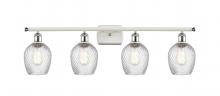 Innovations Lighting 516-4W-WPC-G292 - Salina - 4 Light - 36 inch - White Polished Chrome - Bath Vanity Light