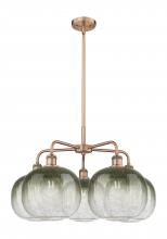 Innovations Lighting 516-5CR-AC-G481-10SL - Brookhaven Sphere - 5 Light - 29 inch - Antique Copper - Stem hung - Chandelier