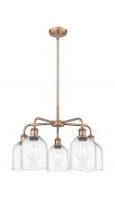 Innovations Lighting 516-5CR-AC-G558-6CL - Bella - 5 Light - 24 inch - Antique Copper - Chandelier