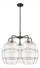 Innovations Lighting 516-5CR-BAB-G557-10CL - Vaz - 5 Light - 28 inch - Black Antique Brass - Chandelier