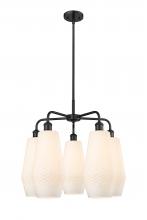 Innovations Lighting 516-5CR-BK-G681-7 - Windham - 5 Light - 25 inch - Matte Black - Chandelier