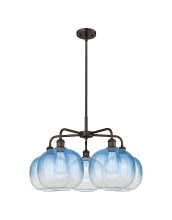 Innovations Lighting 516-5CR-OB-G481-10SB - Brookhaven Sphere - 5 Light - 29 inch - Oil Rubbed Bronze - Stem hung - Chandelier
