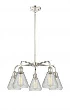 Innovations Lighting 516-5CR-PN-G275 - Conesus - 5 Light - 24 inch - Polished Nickel - Chandelier