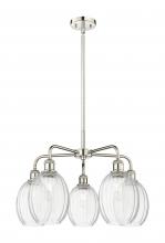 Innovations Lighting 516-5CR-PN-G459-6CL - Preston Bulb - 5 Light - 25 inch - Polished Nickel - Stem hung - Chandelier