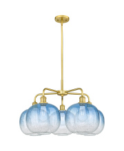 Innovations Lighting 516-5CR-SG-G481-10SB - Brookhaven Sphere - 5 Light - 29 inch - Satin Gold - Stem hung - Chandelier