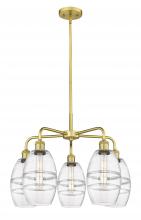 Innovations Lighting 516-5CR-SG-G557-6CL - Vaz - 5 Light - 24 inch - Satin Gold - Chandelier