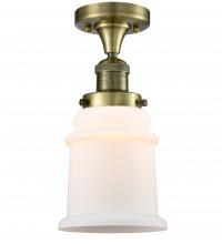 Innovations Lighting 517-1CH-AB-G181 - Canton - 1 Light - 6 inch - Antique Brass - Semi-Flush Mount