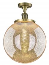 Innovations Lighting 517-1CH-AB-G208-14 - Beacon - 1 Light - 14 inch - Antique Brass - Semi-Flush Mount