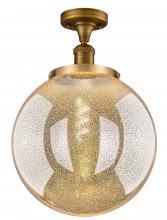 Innovations Lighting 517-1CH-BB-G208-14 - Beacon - 1 Light - 14 inch - Brushed Brass - Semi-Flush Mount