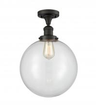 Innovations Lighting 517-1CH-OB-G202-12 - Beacon - 1 Light - 12 inch - Oil Rubbed Bronze - Semi-Flush Mount