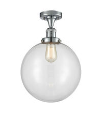 Innovations Lighting 517-1CH-PC-G202-12 - Beacon - 1 Light - 12 inch - Polished Chrome - Semi-Flush Mount