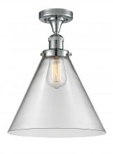 Innovations Lighting 517-1CH-PC-G42-L-LED - Cone - 1 Light - 12 inch - Polished Chrome - Semi-Flush Mount