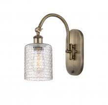 Innovations Lighting 518-1W-AB-G112C-5CL - Cobbleskill - 1 Light - 5 inch - Antique Brass - Adjustable Swing Arm