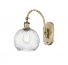 Innovations Lighting 518-1W-BB-G1214-8 - Athens Twisted Swirl 1 Light 8 inch Sconce