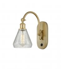 Innovations Lighting 518-1W-SG-G275 - Conesus - 1 Light - 6 inch - Satin Gold - Adjustable Swing Arm