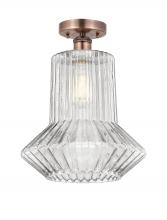 Innovations Lighting 616-1F-AC-G212 - Springwater - 1 Light - 12 inch - Antique Copper - Semi-Flush Mount