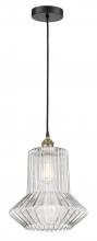 Innovations Lighting 616-1P-BAB-G212 - Springwater - 1 Light - 12 inch - Black Antique Brass - Cord hung - Mini Pendant