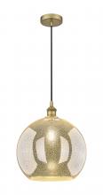 Innovations Lighting 616-1P-BB-G128-14 - Athens - 1 Light - 14 inch - Brushed Brass - Cord hung - Pendant