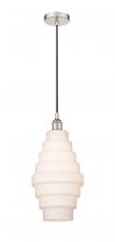 Innovations Lighting 616-1P-PN-G671-8 - Cascade - 1 Light - 8 inch - Polished Nickel - Cord hung - Mini Pendant