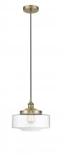 Innovations Lighting 616-1PH-AB-G692-12 - Bridgeton - 1 Light - 12 inch - Antique Brass - Mini Pendant