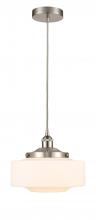 Innovations Lighting 616-1PH-SN-G691-12 - Bridgeton - 1 Light - 12 inch - Satin Nickel - Mini Pendant