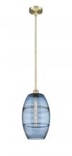 Innovations Lighting 616-1S-AB-G557-10BL - Vaz - 1 Light - 10 inch - Antique Brass - Stem hung - Mini Pendant