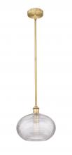 Innovations Lighting 616-1S-BB-G555-12CL - Ithaca - 1 Light - 12 inch - Brushed Brass - Stem hung - Mini Pendant