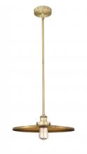 Innovations Lighting 616-1S-BB-MFR-BB-16 - Appalachian - 1 Light - 16 inch - Brushed Brass - Stem hung - Mini Pendant