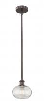 Innovations Lighting 616-1S-OB-G555-8CL - Ithaca - 1 Light - 8 inch - Oil Rubbed Bronze - Stem hung - Mini Pendant