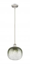 Innovations Lighting 616-1S-SN-G481-10SL - Brookhaven Sphere - 1 Light - 11 inch - Brushed Satin Nickel - Stem hung - Mini Pendant