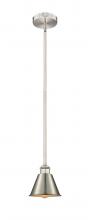 Innovations Lighting 616-1S-SN-M8 - Smithfield - 1 Light - 7 inch - Brushed Satin Nickel - Stem hung - Mini Pendant