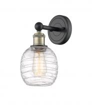 Innovations Lighting 616-1W-BAB-G1013 - Belfast - 1 Light - 6 inch - Black Antique Brass - Sconce