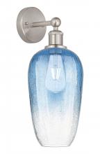 Innovations Lighting 616-1W-SN-G484-7SB - Brookhaven Flute - 1 Light - 7 inch - Brushed Satin Nickel - Sconce