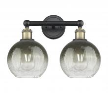 Innovations Lighting 616-2W-BAB-G483-8SL - Brookhaven Globe - 2 Light - 17 inch - Black Antique Brass - Bath Vanity Light