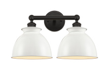Innovations Lighting 616-2W-OB-M14-W - Adirondack - 2 Light - 17 inch - Oil Rubbed Bronze - Bath Vanity Light
