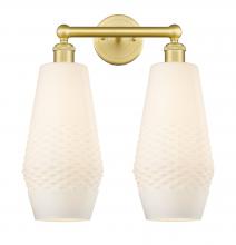 Innovations Lighting 616-2W-SG-G681-7 - Windham - 2 Light - 16 inch - Satin Gold - Bath Vanity Light