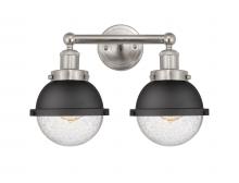 Innovations Lighting 616-2W-SN-HFS-64-BK - Edison - 2 Light - 16 inch - Satin Nickel - Bath Vanity Light
