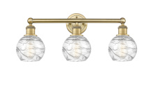 Innovations Lighting 616-3W-BB-G1213-6CL - Athens Deco Swirl - 3 Light - 24 inch - Brushed Brass - Bath Vanity Light