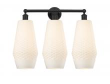 Innovations Lighting 616-3W-BK-G681-7 - Windham - 3 Light - 25 inch - Matte Black - Bath Vanity Light