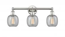 Innovations Lighting 616-3W-PN-G104 - Belfast - 3 Light - 24 inch - Polished Nickel - Bath Vanity Light