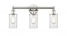 Innovations Lighting 616-3W-PN-G802 - Clymer - 3 Light - 22 inch - Polished Nickel - Bath Vanity Light