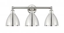 Innovations Lighting 616-3W-PN-MBD-75-PN - Bristol - 3 Light - 26 inch - Polished Nickel - Bath Vanity Light