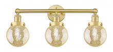 Innovations Lighting 616-3W-SG-G208-6 - Beacon - 3 Light - 24 inch - Satin Gold - Bath Vanity Light