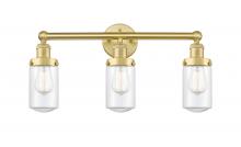 Innovations Lighting 616-3W-SG-G312 - Dover - 3 Light - 23 inch - Satin Gold - Bath Vanity Light