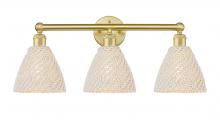 Innovations Lighting 616-3W-SG-NBD-75-NAT - Bristol Natural - 3 Light - 26 inch - Satin Gold - Bath Vanity Light